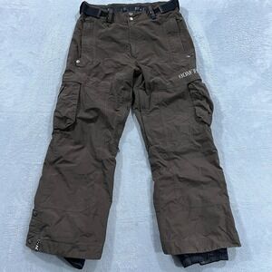 Bonfire Fusion Ski Pants Mens Medium Snowboarding Classic Nylon Brown Skiing